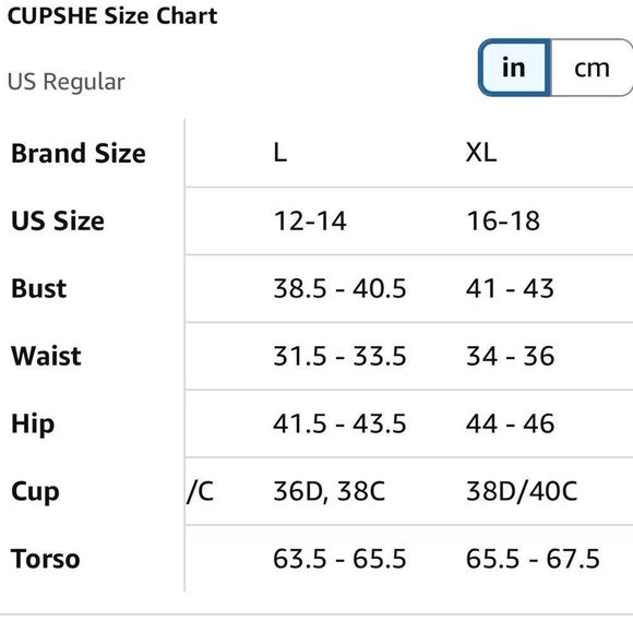 Cupshe Scalloped Trim One Piece Bathing Suit NWT! - Picture 8 of 8